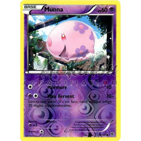 Achat PKM Reverse 039 101 Munna NB10 Explosion Plasma Pokemon Hokatsu