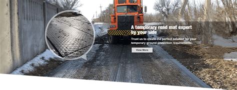 Heavy Duty Hdpe Plastic Temporary Ground Protection Road Mat Shandong