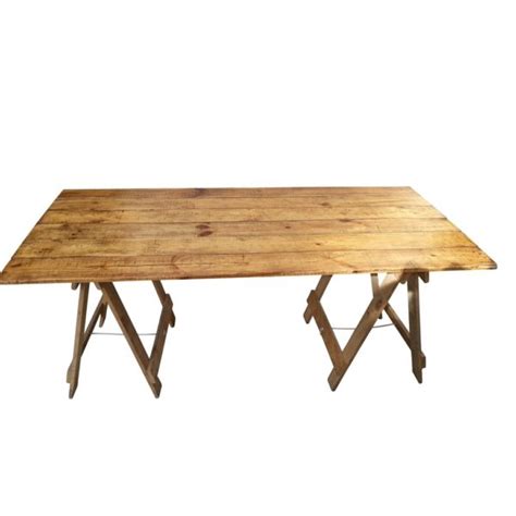 Timber Trestle Tables Hire Folding Tables