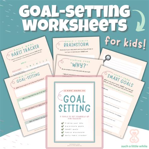 Goal Setting Worksheets For Students Pdf For Elementary Middle