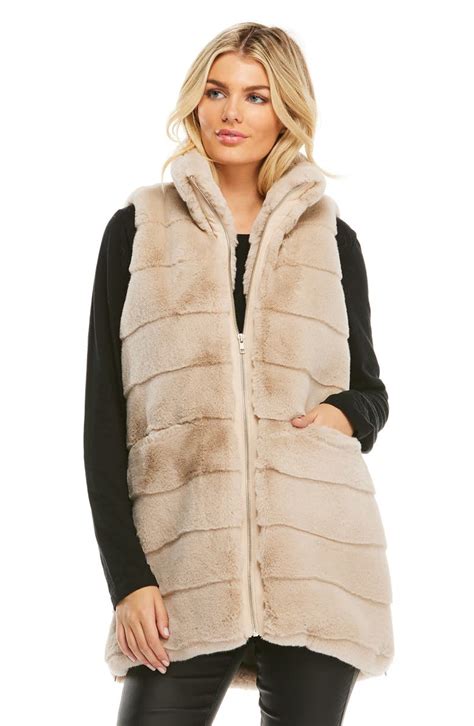 Donna Salyers Fabulous Furs Faux Fur Vest Nordstrom