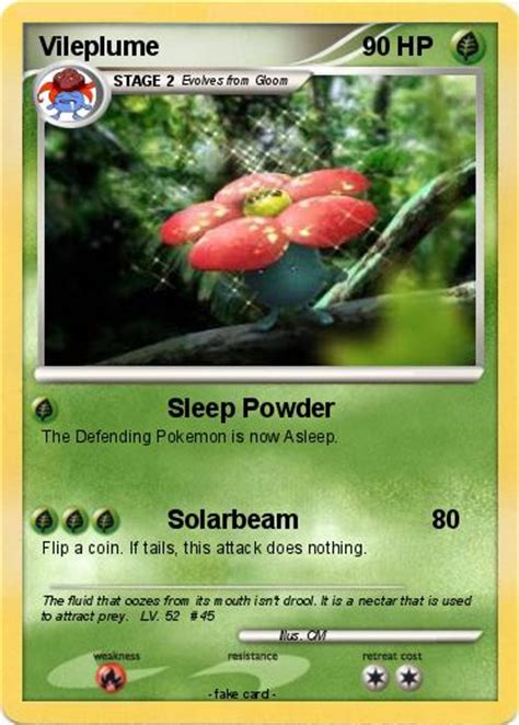 Pokémon Vileplume 20 20 - Sleep Powder - My Pokemon Card