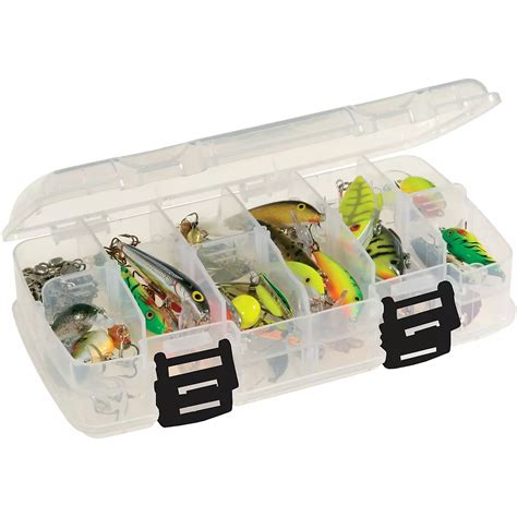 Plano Adjustable Double Sided Stowaway Medium Tackle Box Academy