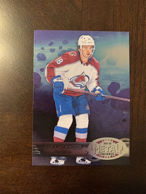 2021 22 Skybox Metal Universe 97 98 Retro Rookies Alex Newhook Avs