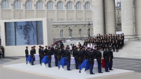 Le Panthéon La Cérémonie De Panthéonisation Présidée Par François