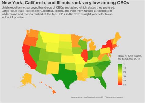 Mapping The Best States For Business Sharp Sight