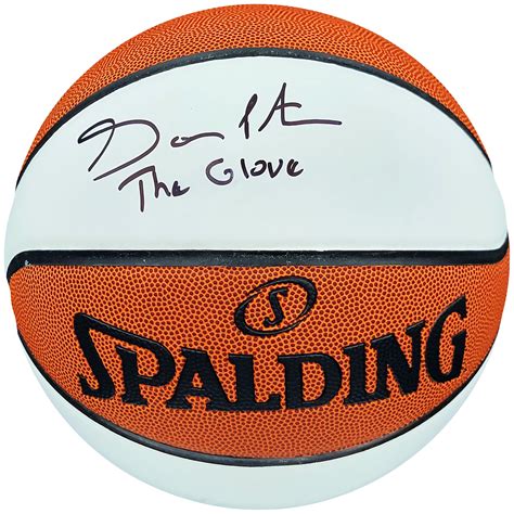 Gary Payton Autographed Official Spalding White Panel Basketball
