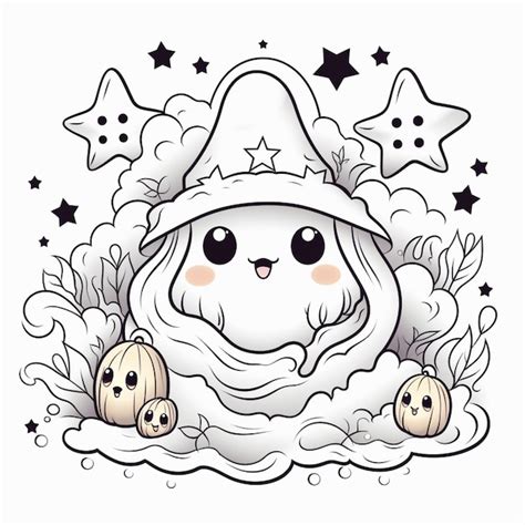 Um Desenho Animado De Um Fantasma Um Chap U E Ab Boras Ai