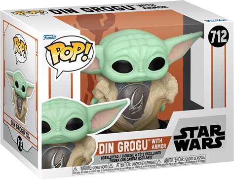 Amazon.com: Funko POP! Star Wars: The Mandalorian - Din Grogu with ...