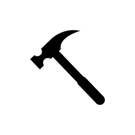 Premium Vector Hammer Logo Vektor