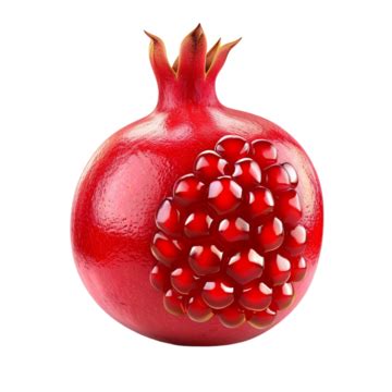 Juicy And Ripe Pomegranate Clipart Fresh Ripe Pomegranate PNG