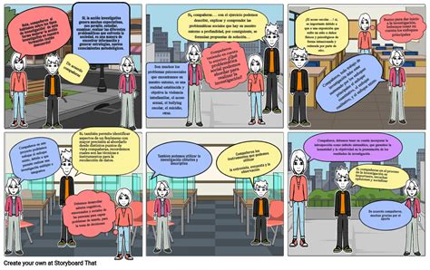 El Bullying Escolar Problemática Social Storyboard