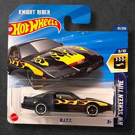 HOT WHEELS KITT With Flames HW Screen Time Knight Rider Combine Postage PicClick UK