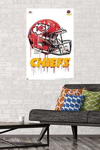 Trends International Nfl Kansas City Chiefs Drip Helmet Wall