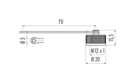 08 2615 000 000 Binder Ip67 Mit Halteband End