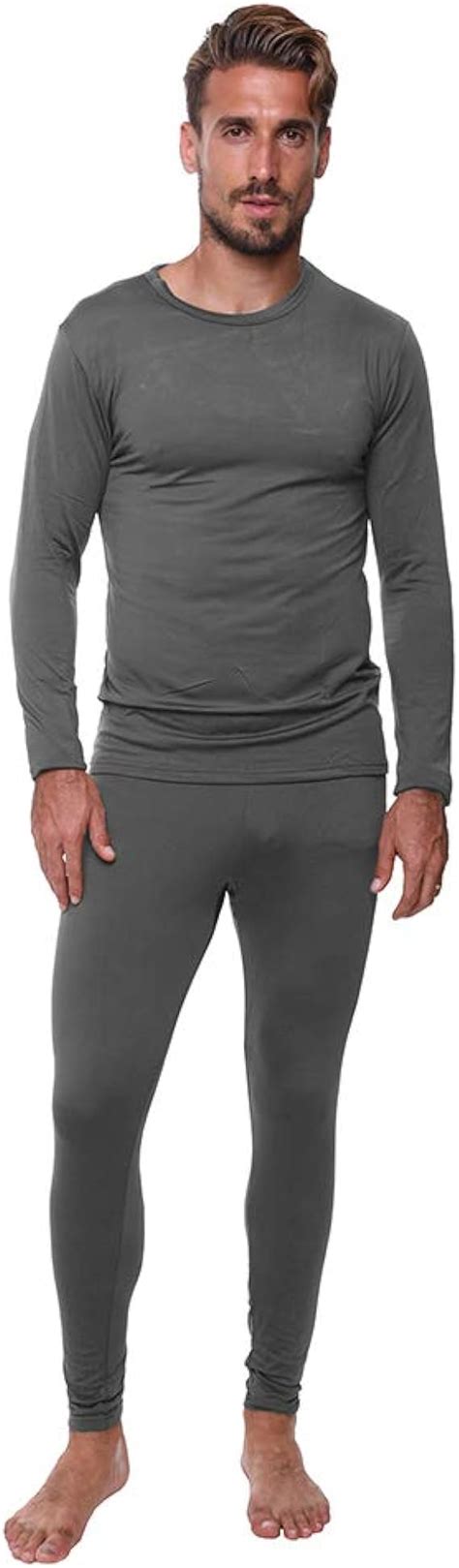 Conjunto de ropa interior térmica para hombre capa base forro polar