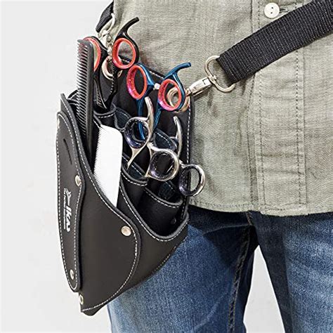 Barber Scissor Pouch Holster With Belt For Hairdressers Ikas Salon