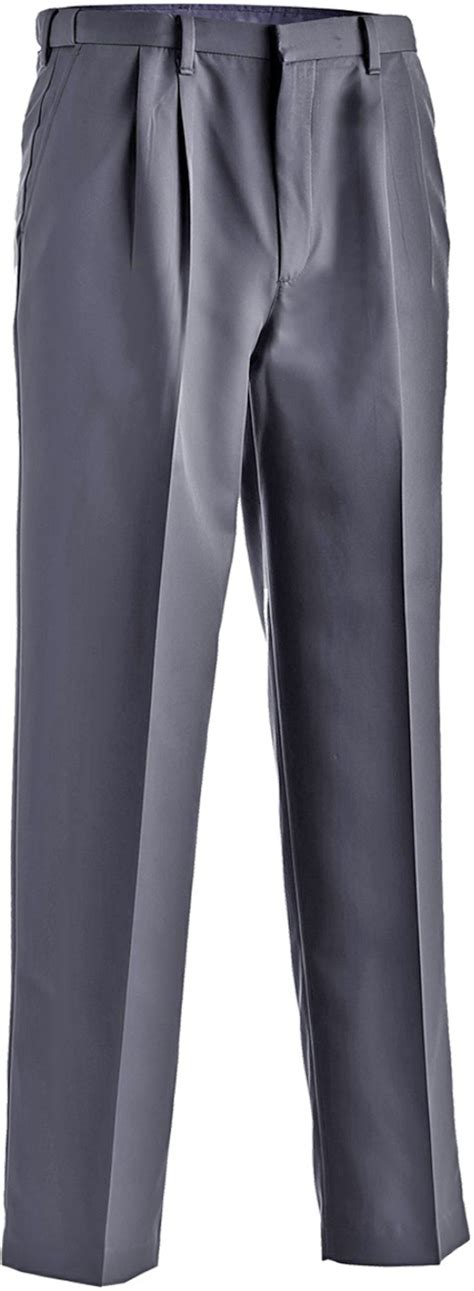 E141883 Edwards Mens Microfiber Pleated Dress Pants 2634