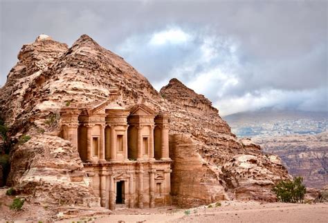 Premium Photo | The monastery petra jordan