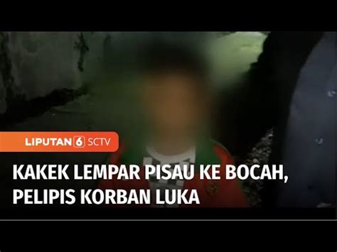 Kakek Lempar Pisau Hingga Mengenai Kepala Bocah Gegara Kesal Rumahnya