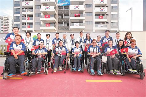 香港殘奧隊抵巴西 出席歡迎儀式 香港文匯報