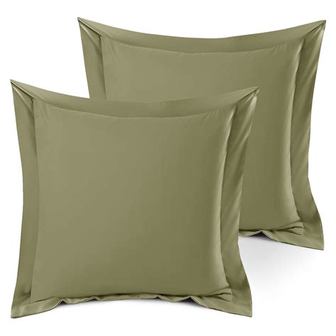 Nestl Pillow Sham Set Of 2 Premium 1800 Series Double Brushed Bed