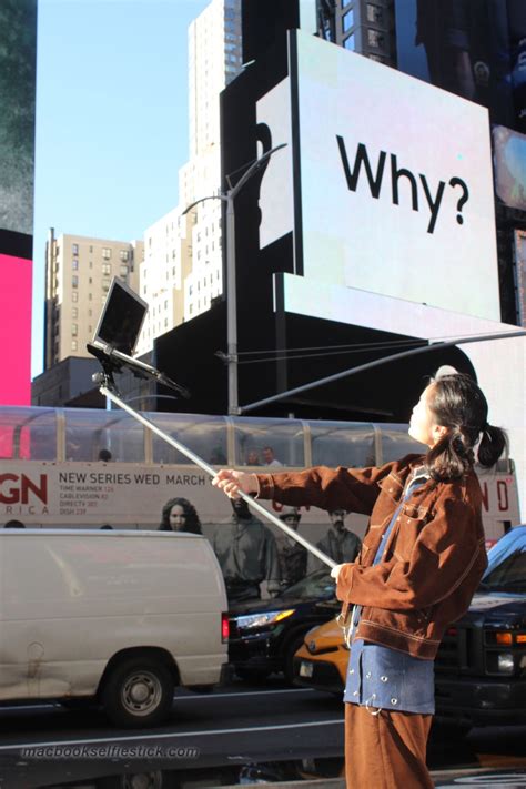 Hate Selfie Sticks? Then Meet The MacBook Selfie Stick! - Photos