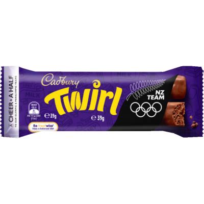 Calories in Cadbury Twirl Chocolate Bar 39g - Calorie