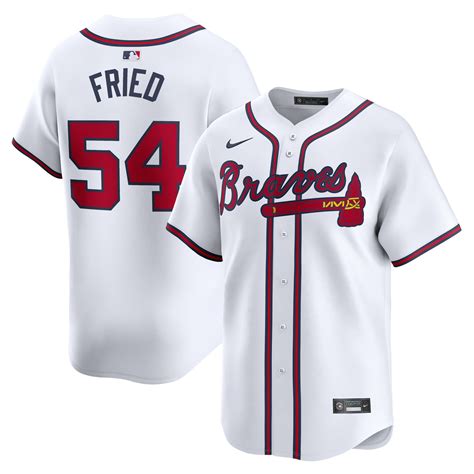 Max Fried Jersey Atlanta Braves Limited Adult Home Jersey