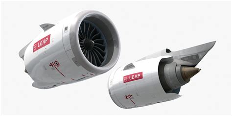 CFM 56 Jet Engine Lite 3D Model 180 3ds Max C4d Lwo Ma Obj