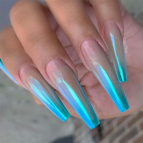 23 Blue Ombre Nails And Ideas Were Trying Asap Stayglam