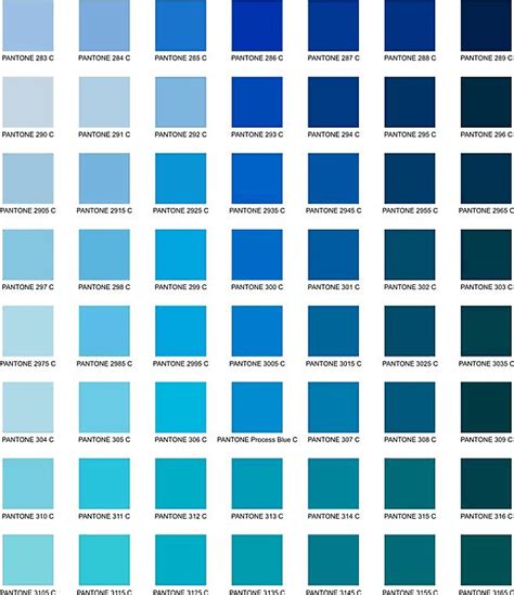 Pms Color Chart Blue