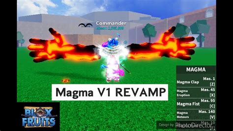 MAGMA V1 REVAMP UPDATE 17 3 BLOX FRUITS YouTube