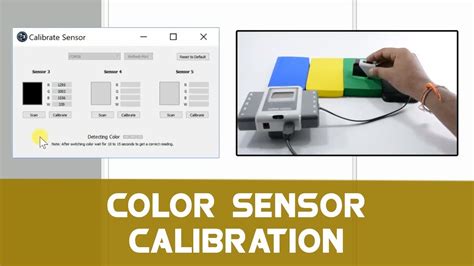 Color Sensor Calibration Youtube