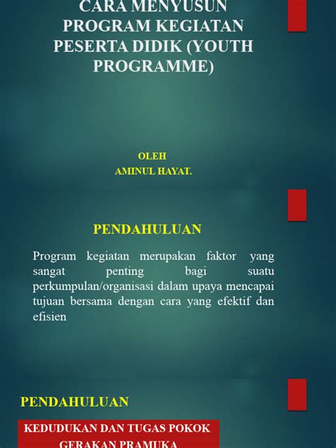 Cara Menyusun Program Pesdik Pdf