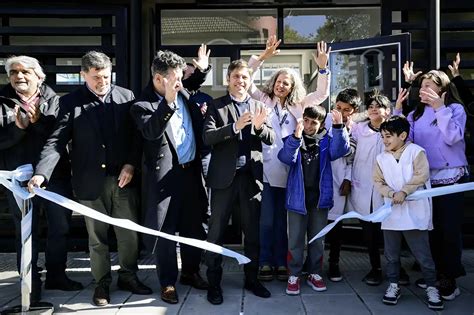 Kicillof inauguró el nuevo edificio de la Escuela de Educación Especial