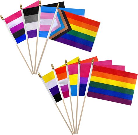 Amazon Xcfh Set All Pride Rainbow Gay Flags Banner String