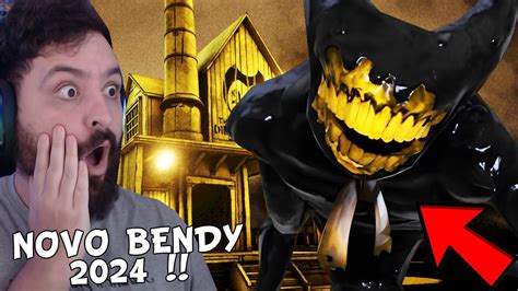 JOGANDO O NOVO JOGO Do BENDY FINALMENTE Bendy Secret Of The Machine