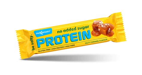 Baton Proteic Cu Caramel Sarat Fara Gluten Si Fara Zahar 40g Maxsport