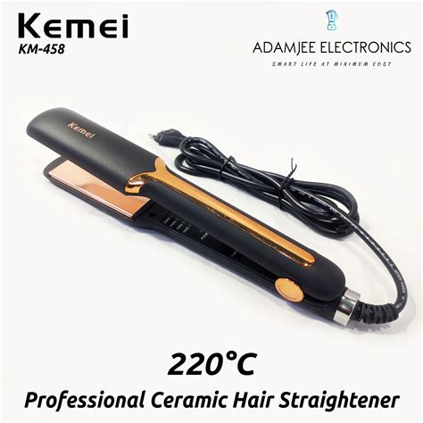 Kemei Km 458 Pro Hair Straightener Adamjee Electronics