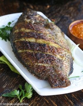 Grill Tilapia (African Style) - Immaculate Bites