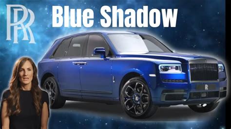 New Rolls Royce Cullinan Black Badge Called Blue Shadow Youtube