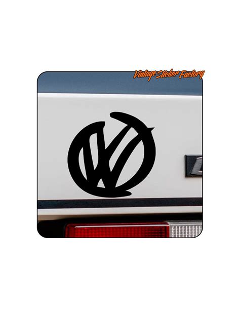 VW LOGO STICKER. BUY VINYL STICKERS.