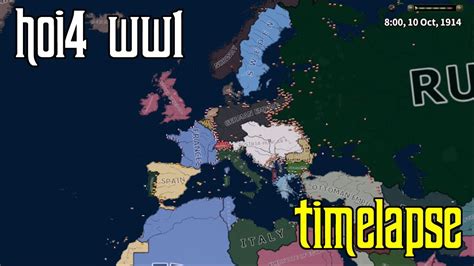 The Great War Hoi Ww Timelapse Youtube