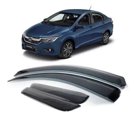 Calha Defletor Chuva Fume Honda City 2018 2019 2020 2021 Parcelamento