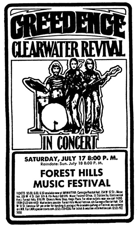 Creedence Clearwater Revival S 1971 Concert Tour History Concert