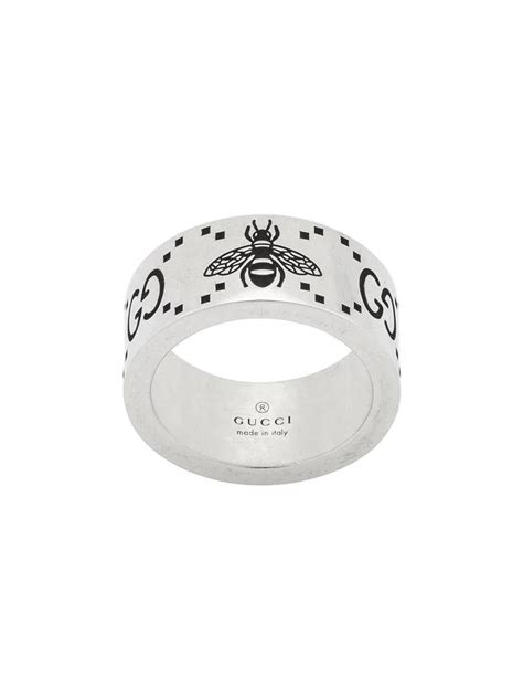 Gucci Gg Sterling Silver Engraved Bee Ring Ybc728304001 For Sale At 1stdibs Gucci Bumblebee