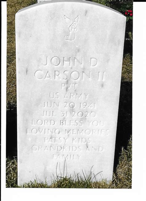 John D. Carson II (1941-2020) - Find a Grave Memorial