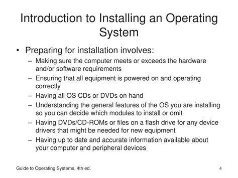 Ppt Guide To Operating Systems 4 Th Ed Powerpoint Presentation