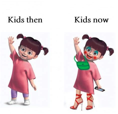 Kids then and now